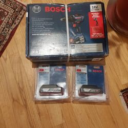 1/2 In Brushless Hammer Drill Driver Kit + 2 Batteries Brand New