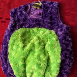 Toddler Halloween Costume Alien or Monster Purple & Green 