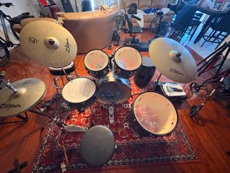 Full Drum Kit with Zildjian Cymbals