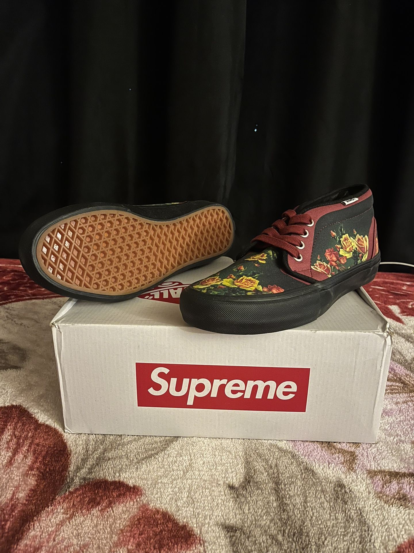 Supreme Vans Chukka 95 x Jean Paul 'Burgundy Floral'