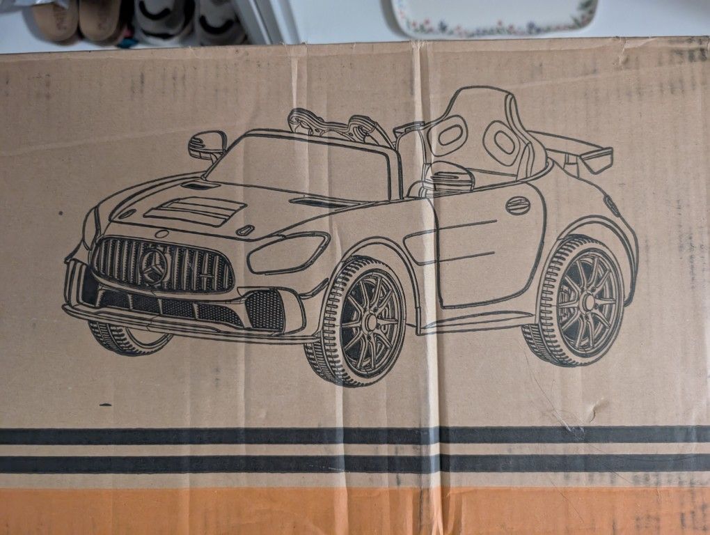 Official Licensed Mercedes Benz AMG GT4 Kids Electric Ride On Car