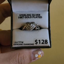 Hold My Hand Heart Ring 7 1/2