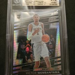 NSCC victor Wembanyama ROOKIE CARD Prizm