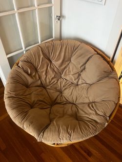 Papasan with Bamboo Frame