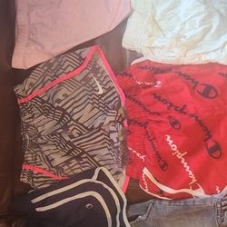 Girls Nike And Champion Shorts Size 6/7