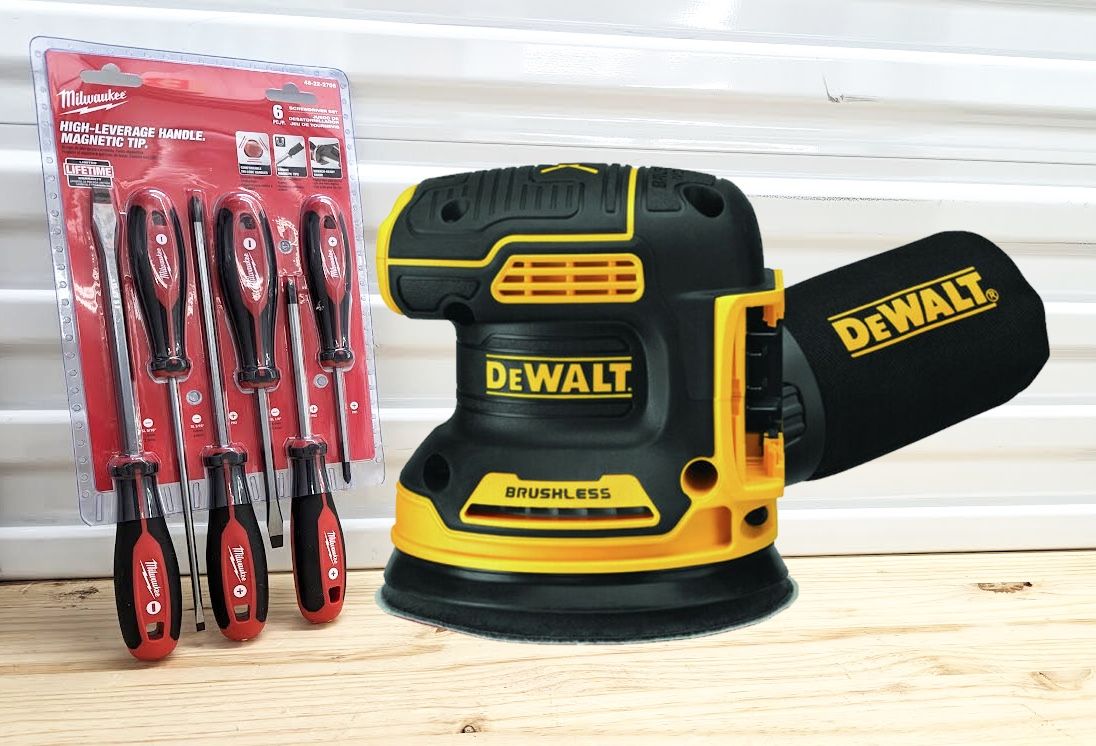 Milwaukee screwdriver set and dewalt 20v sander (tool only) for Sale in Houston, TX OfferUp