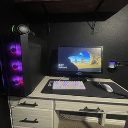 entire gaming setup