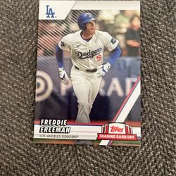 Freddie Freeman Baseball Card