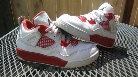 Youth size 1 "Jordan 4s" shoes