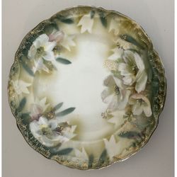 Vintage Floral Plate