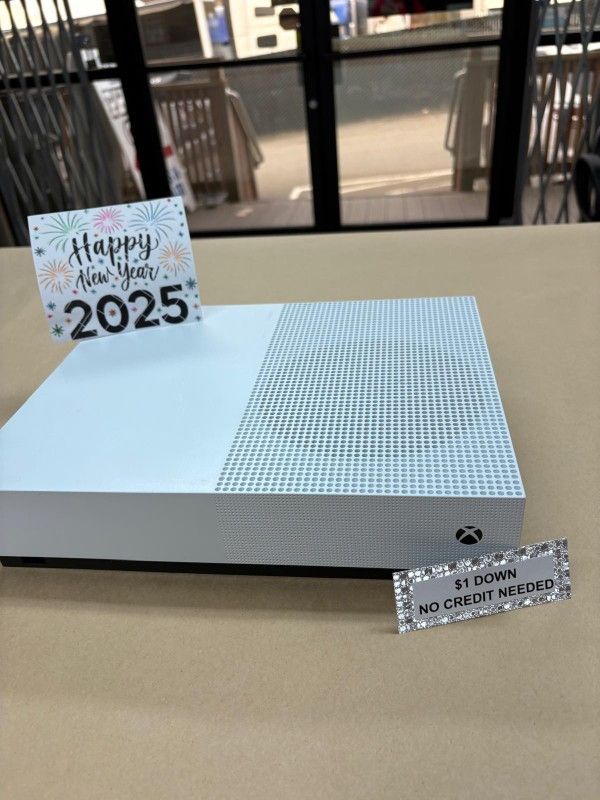 Xbox One S Gaming Console - Only $1 Today Pay The Rest Later!