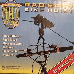 RAD Cycling Bike Hoist - 2 Pack - NIB