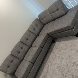 Gray Wayfair sectional