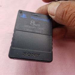 PLAYSTATION 2 MEMORY CARD SONY