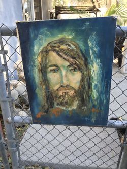 Large Jesus painting