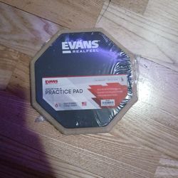 Evans Real feel Practice Pad Gum Rubber 