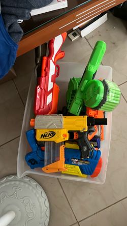 Whole bunch of nerf guns