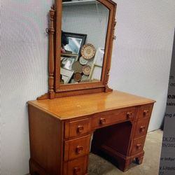 Vanity With  Mirror ANTIQUE 