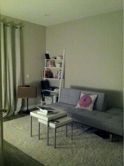 CB2 Futon (Grey Fabric)