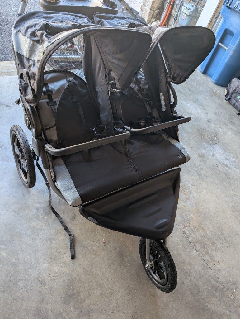 Baby Trend Navigator Lite Double Jogger Stroller