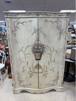 Beautiful Country French Armoire - 48” x 23” x 72”