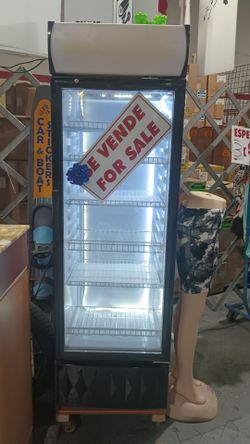 Single Glass Door Commercial Display Refrigerator
