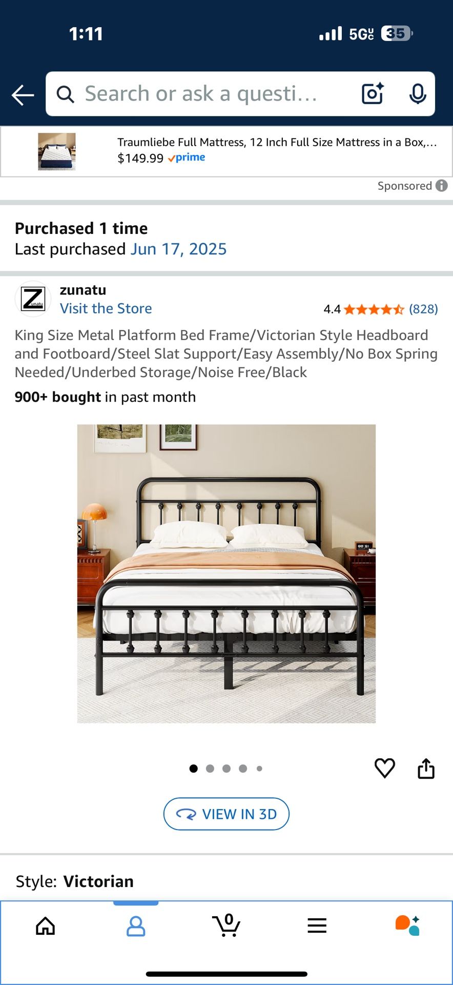 King Bed Frame