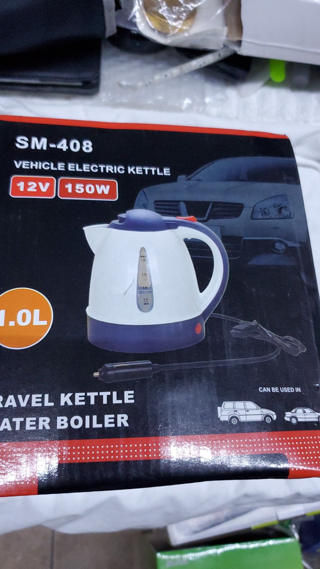 Travel kettle water boiler