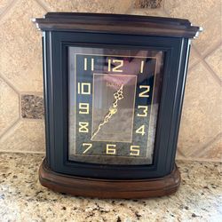 Bulova Wooden Mantle Clock