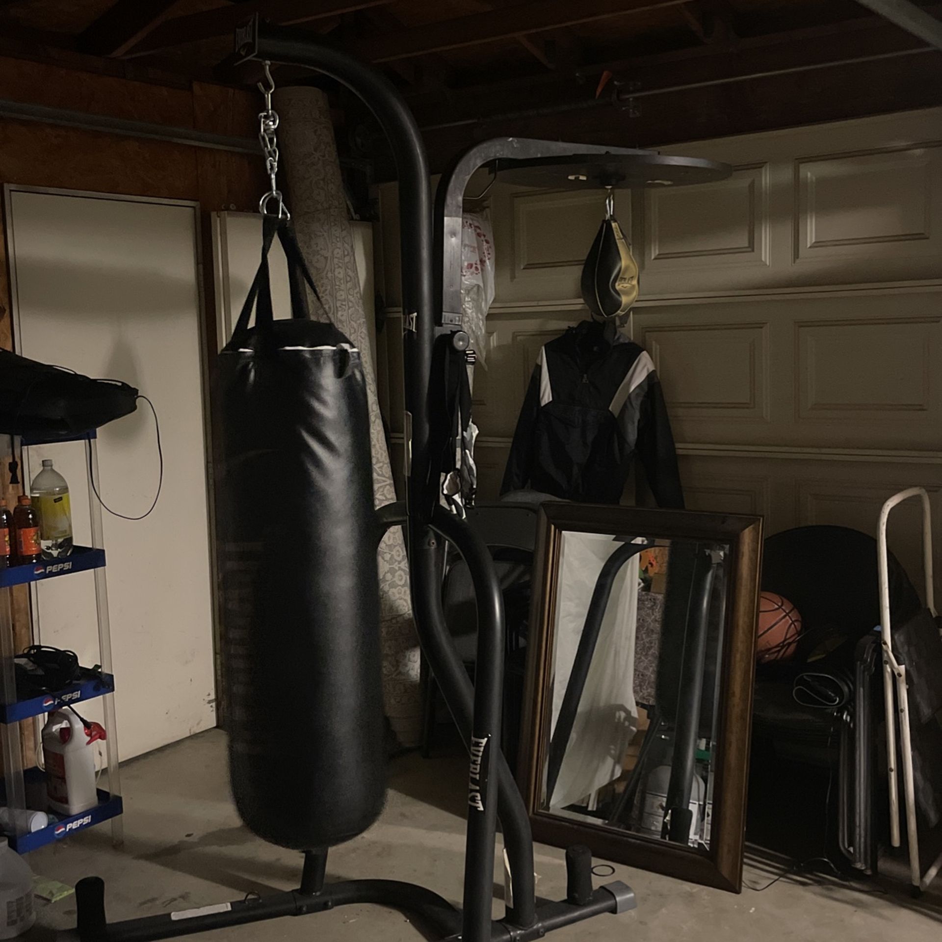 Boxing Stand With Bag And Speed Bag