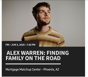 Alex warren tickets June 5