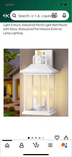 New outside light