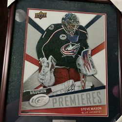 Autographed Bluejackets Upper deck Picture