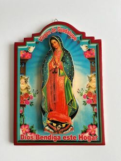 Virgen de Guadalupe Wall Plaque