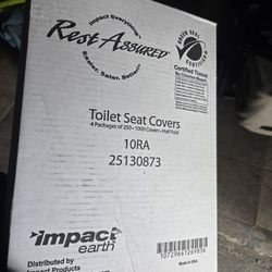 Rest Assured White Toilet Seat Covers