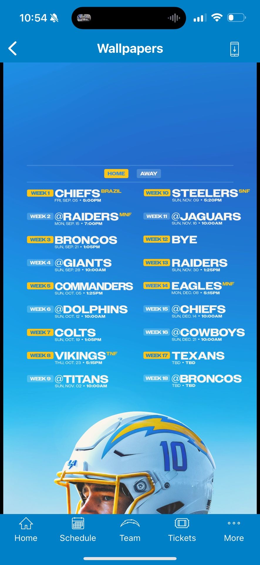 Chargers Vs. Colts