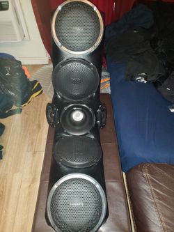 CUSTOM BOX CHUCHERO WITH 4 PRV 8" SPEAKERS HORN AND TWEETERS