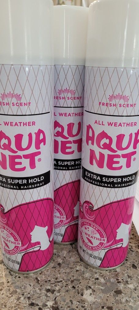 AQUANET Extra Superhold Hairspray 3 Pack