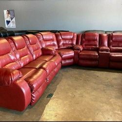 Vacherie Salsa 3 Pieces Sectional Couch Same Day Delivery