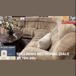 Reclining Sectional 