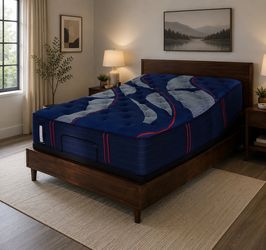 King Size Mattress 15” Sealy Posturepedic Elite Brenham II Medium Direct From Factory, Sealed in Plastic Ready for Same-Day Delivery 🚚
