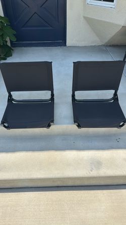 Pair of stadium chairs, excellent condition
