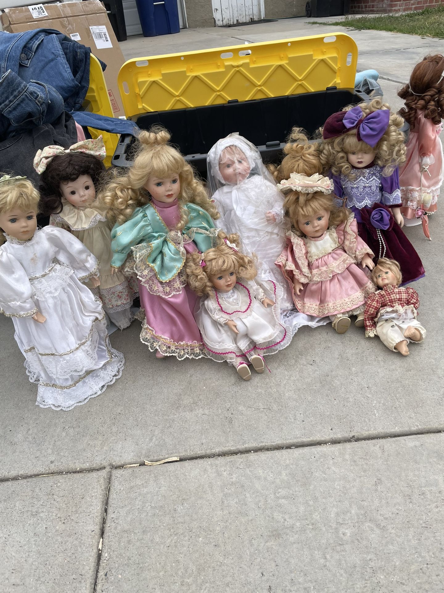 Porcelain Dolls (2 are New)