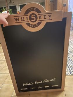 The 5 Whiskey Chalkboard