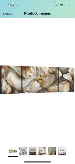 Abstract Flower Wall Art 3pc
