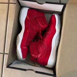 Red Air Jordan 11 Retro BG