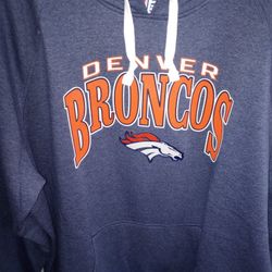 New Denver Broncos Men's Hooded Sweatshirt 