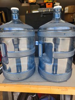 2-qty   5 Gallon Water Jugs
