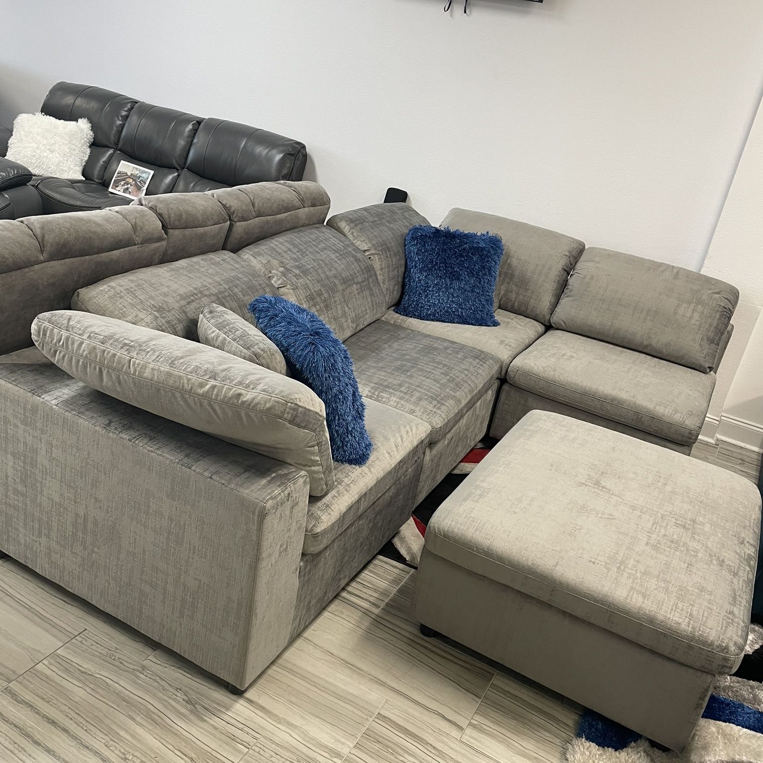 Lima Sectional With Ottoman Only $799. Easy Finance Option. Same-Day Delivery.