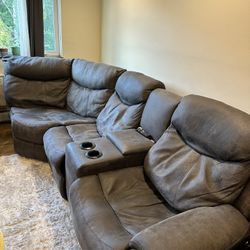 Used Recliner Sectional Couch